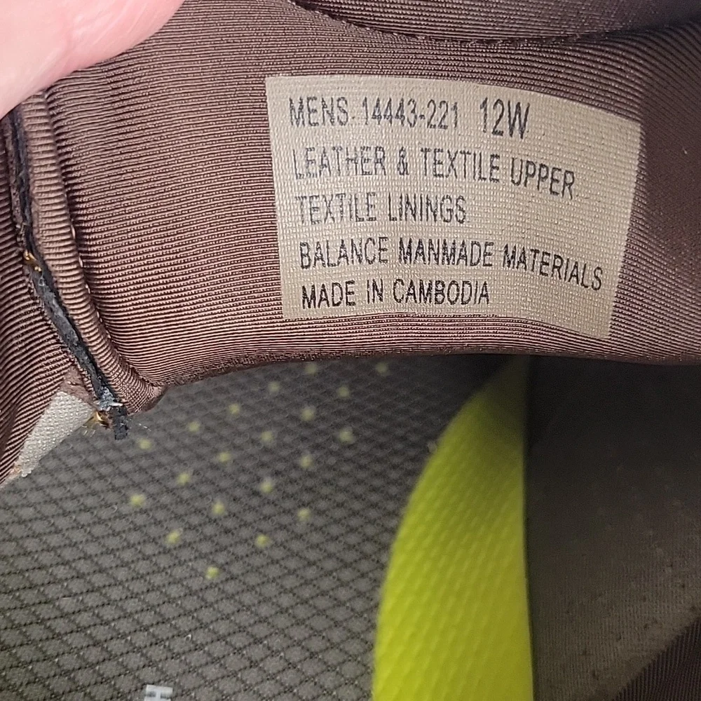 Florsheim Fleet Brown Leather Men's Sneakers Size 12W
